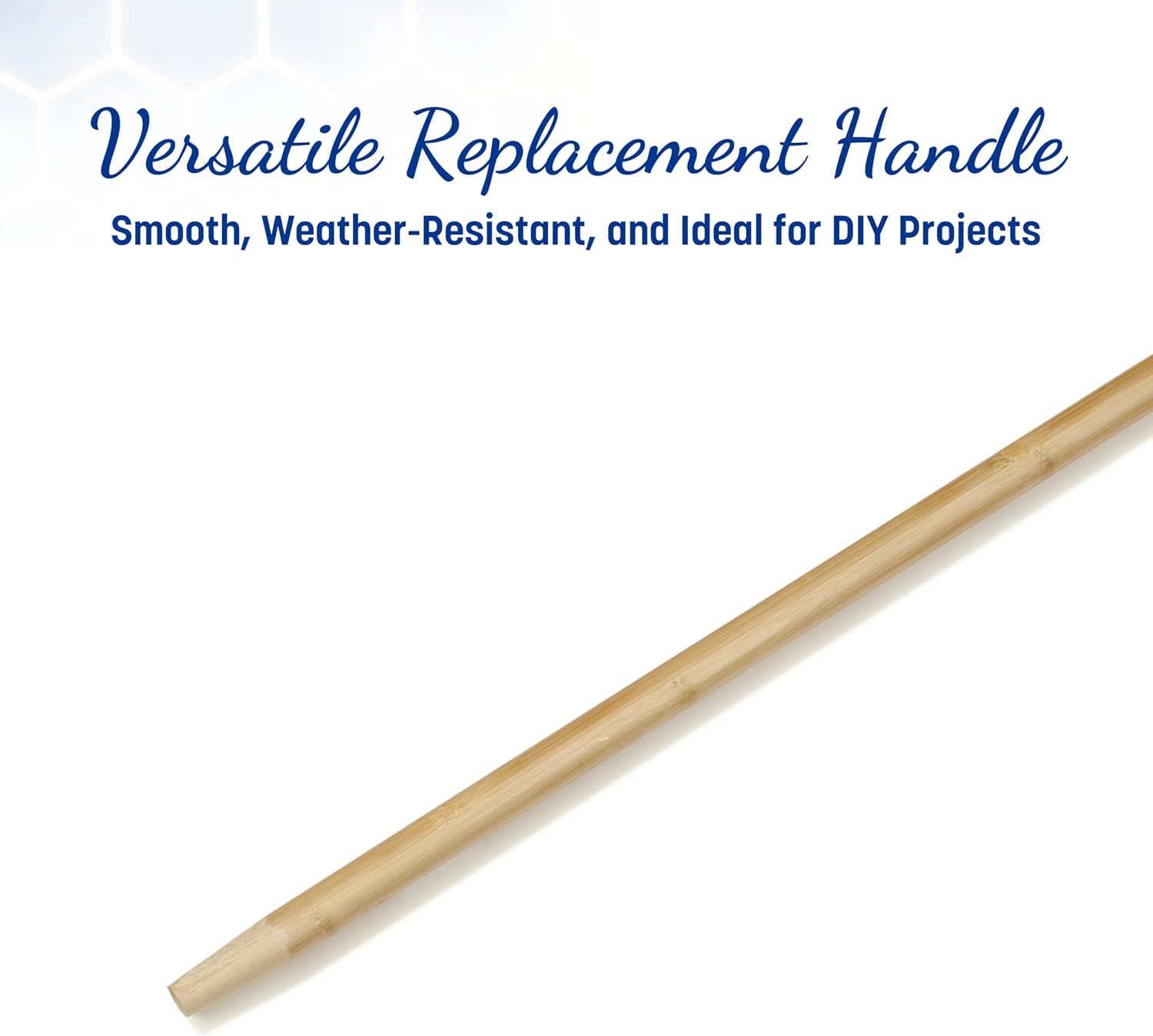 Carlisle 60" Flo-Pac® Tapered Wood Handle