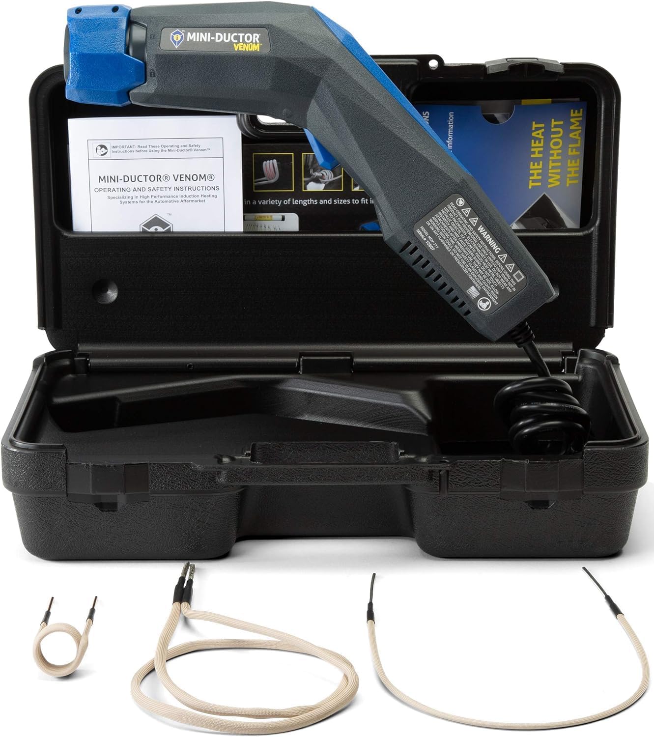 Induction Innovations Mini-Ductor Venom Heater, 3 Coils, Carrier Case | Includes 3 induction coils, Carrying case, Instruction manual