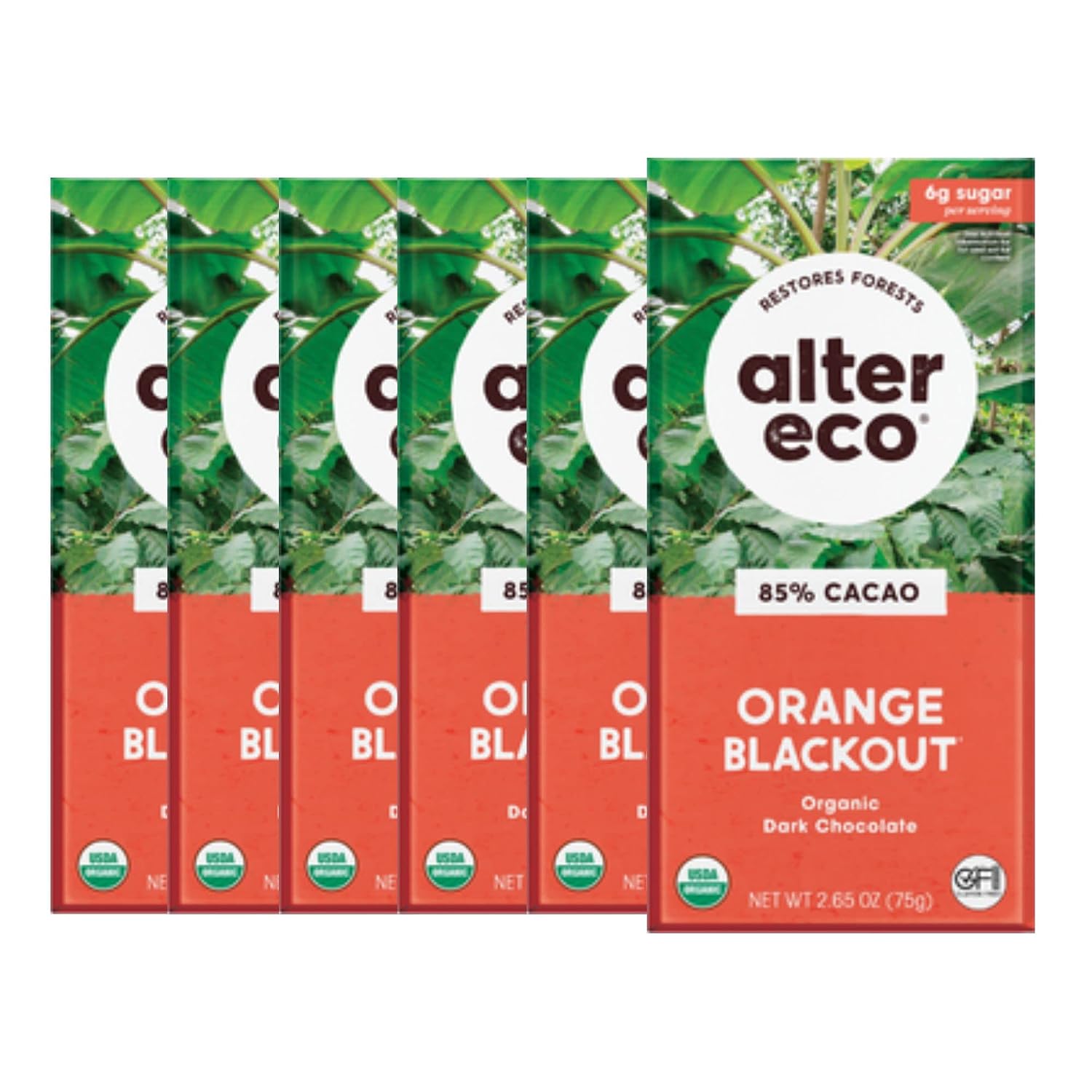 Alter Eco | Dark Chocolate Bars | Pure Dark Cocoa, Fair Trade, Organic, Non-GMO, Gluten Free (12-Pack Dark Sea Salt)