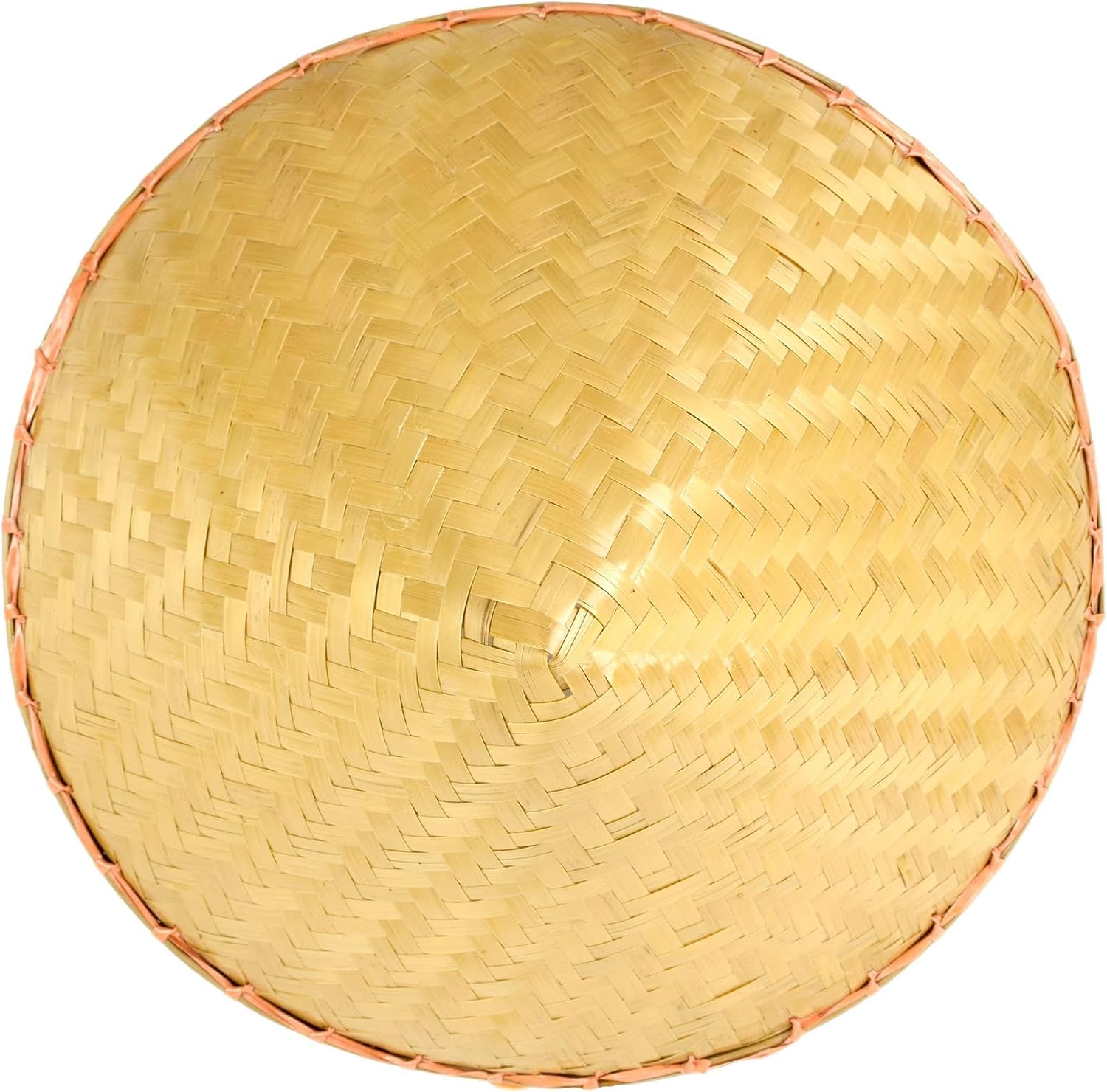 Chinese Rice Bamboo Hat for Men, Asian Straw Sun Hats for Farmer Patty, Samurai, Helloween