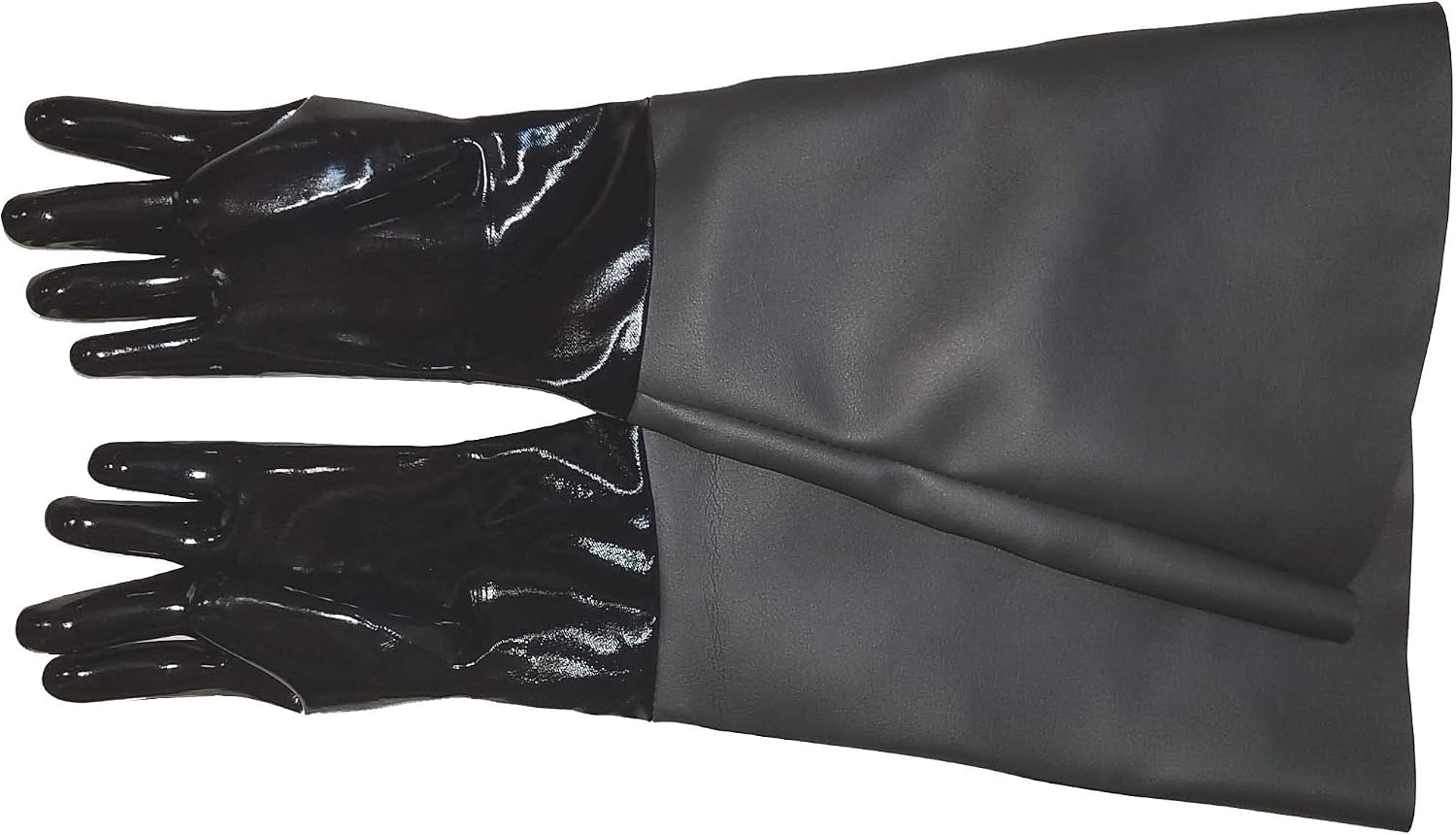 Neoprene Gloves for Sandblasting Sandblaster Sand Blast Cabinet - 7" x 26" Made in USA