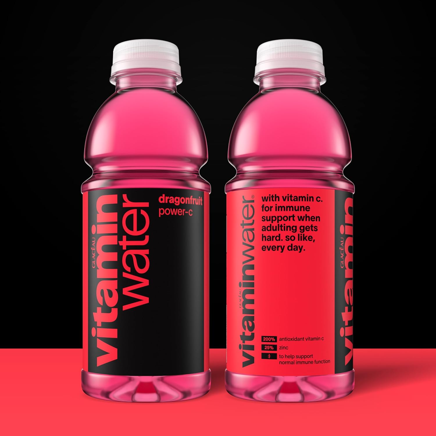 vitaminwater Refresh Tropical Mango, Flavored Water Beverage Bottles, 20 fl oz, 12 Pack