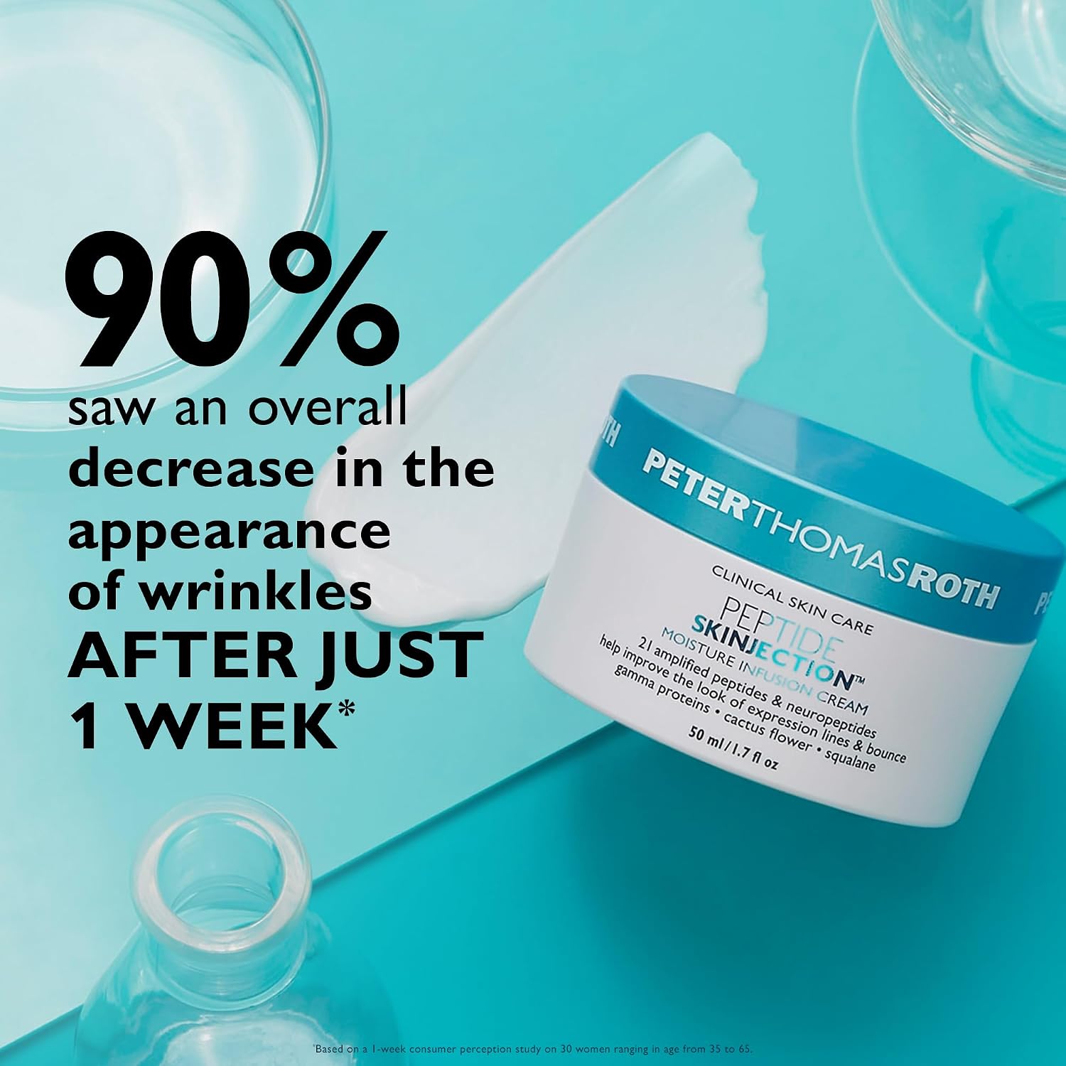 Peter Thomas Roth | Refill Pod for Peptide Skinjection™ Moisture Infusion Cream 1.7 Fl Oz, For Loss of Firmness and Elasticity
