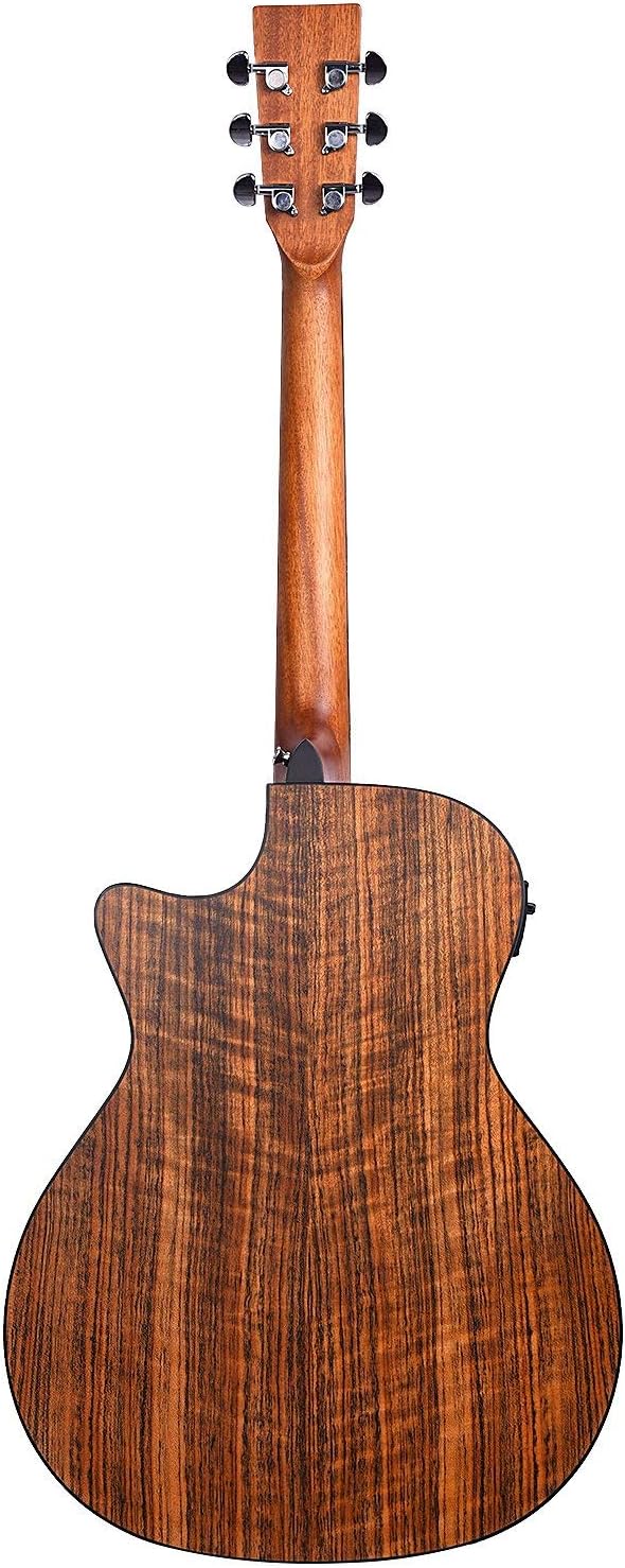 Kadence A06EQ-SC Acoustica 40" Electro Acoustic Guitar | Grand Auditorium Cutaway | AshWood | Built-in Pickup + 2 Band EQ | Includes Bag, Cable, Strap