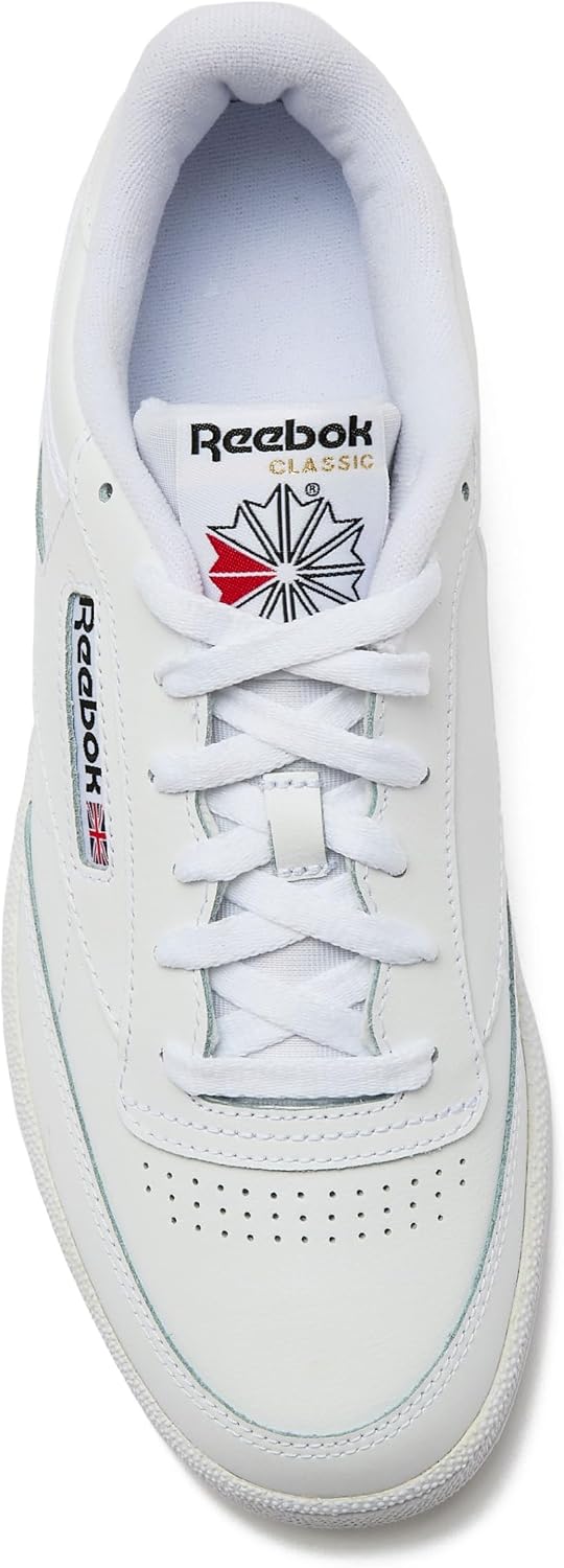Reebok Club C 85 Mens Tennis Shoes, Casual Fashion White Sneakers for Men
