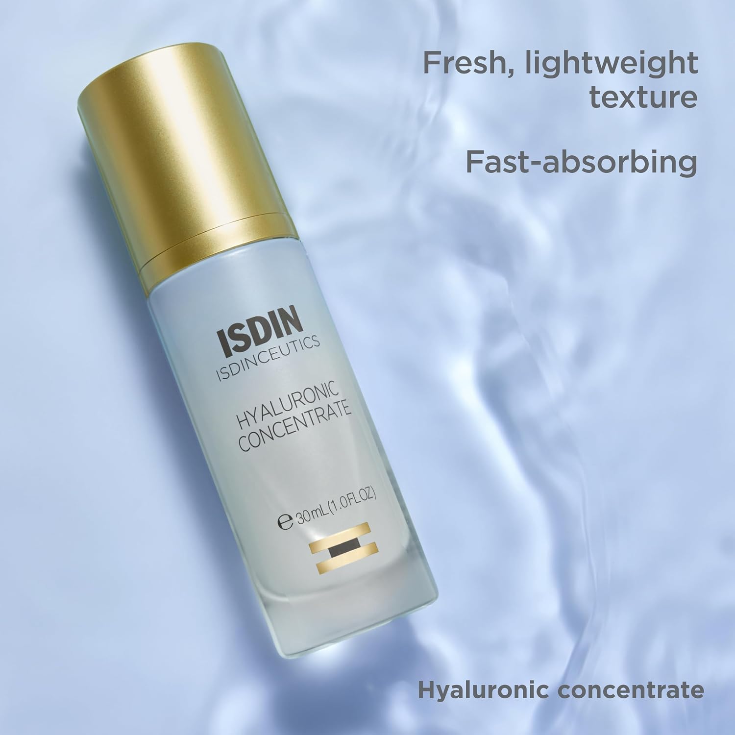 ISDIN Isdinceutics Hyaluronic Concentrate Hydrating Face Serum, 1 fl oz