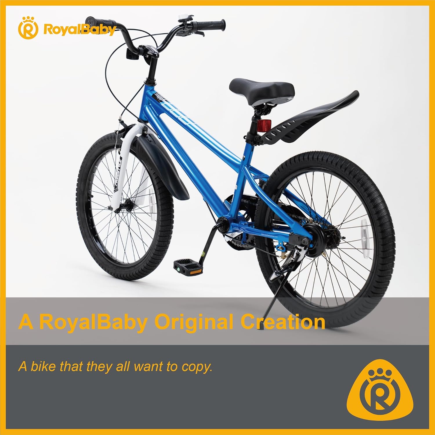 RoyalBaby Freestyle Kids Bike 12 14 16 18 20 Inch Bicycle for Boys Girls Ages 3-10 Years, Multiple Color Options