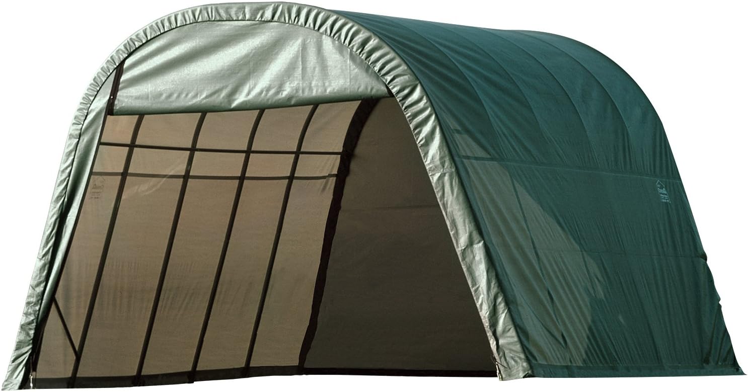 ShelterLogic 73342 Green 12'x20'x10' Round Style Shelter