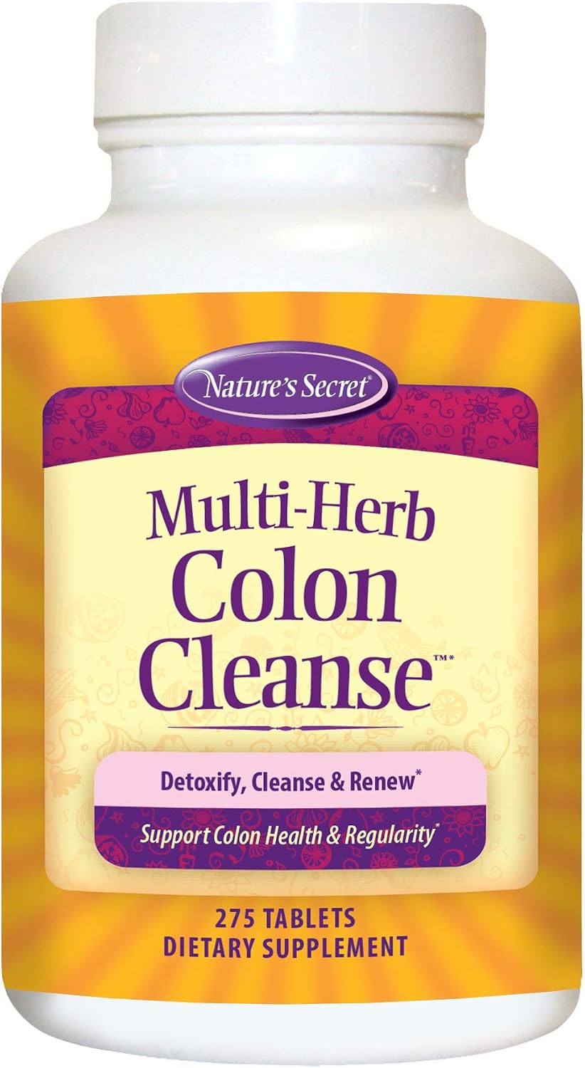 Nature's Secret Multi-Herb Colon Cleanse, 275 Tablets