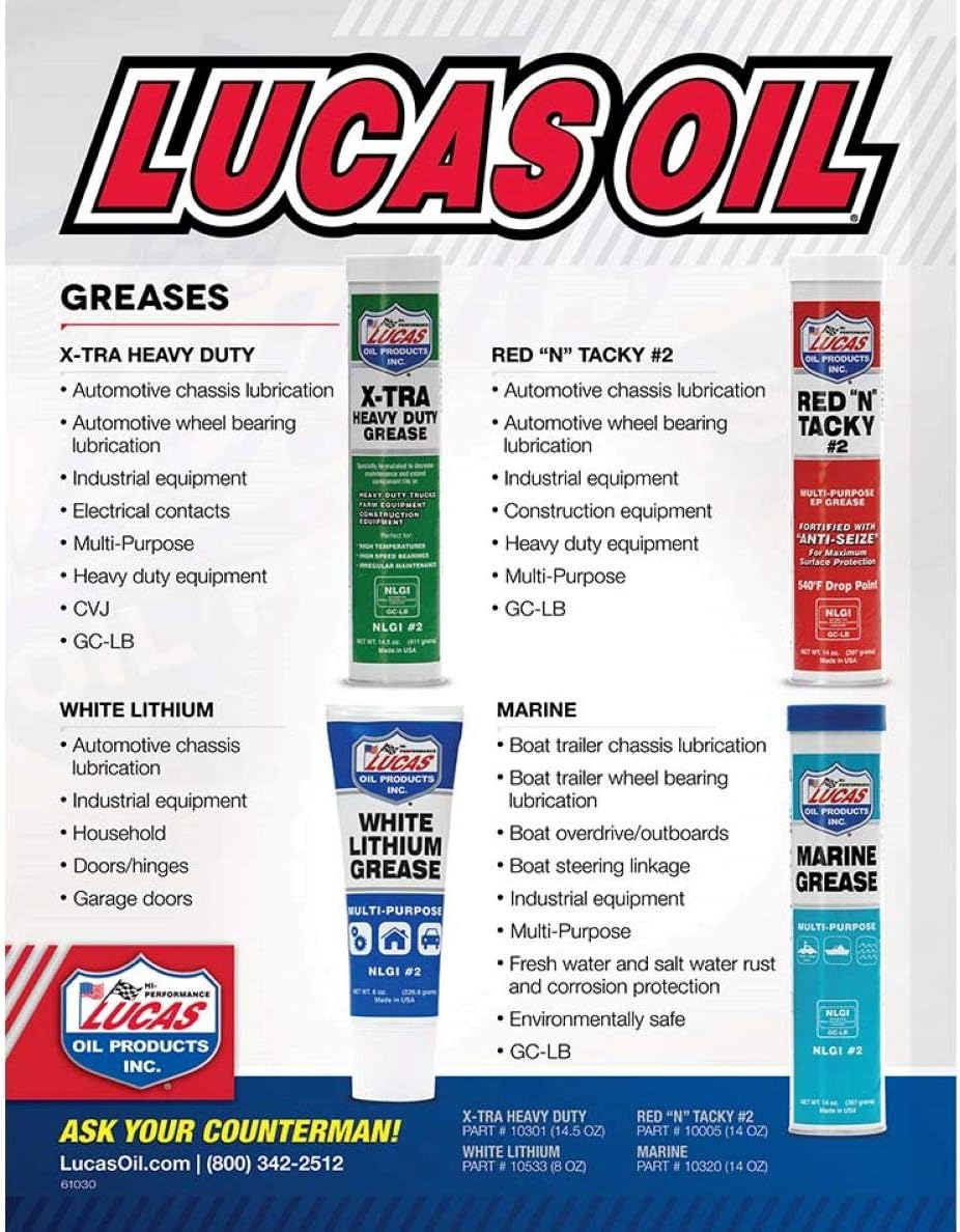 Lucas Oil 10682 Marine Grease 3 Ounce Combo Pack
