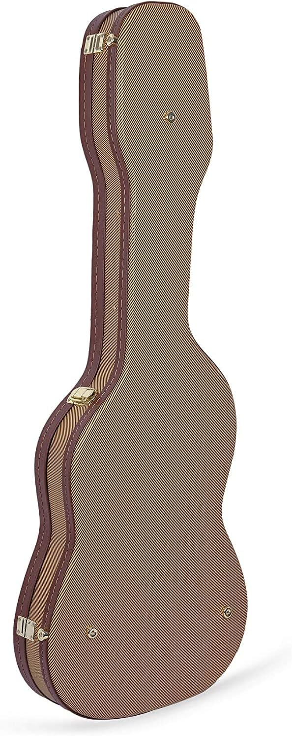 Crossrock Hardshell Arch Top wood case fits SG Electric Guitars-Black(CRW620SGBK)