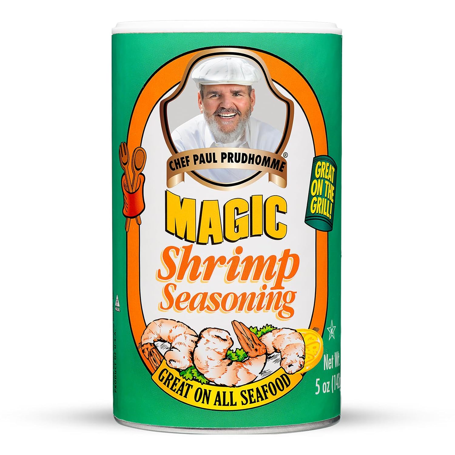 Magic Seasoning Blends Shrimp Magic Seasoning, Bold Flavor for Seafood, Gluten-Free for Recipes, Spice Blend with Garlic & Paprika, 5 oz
