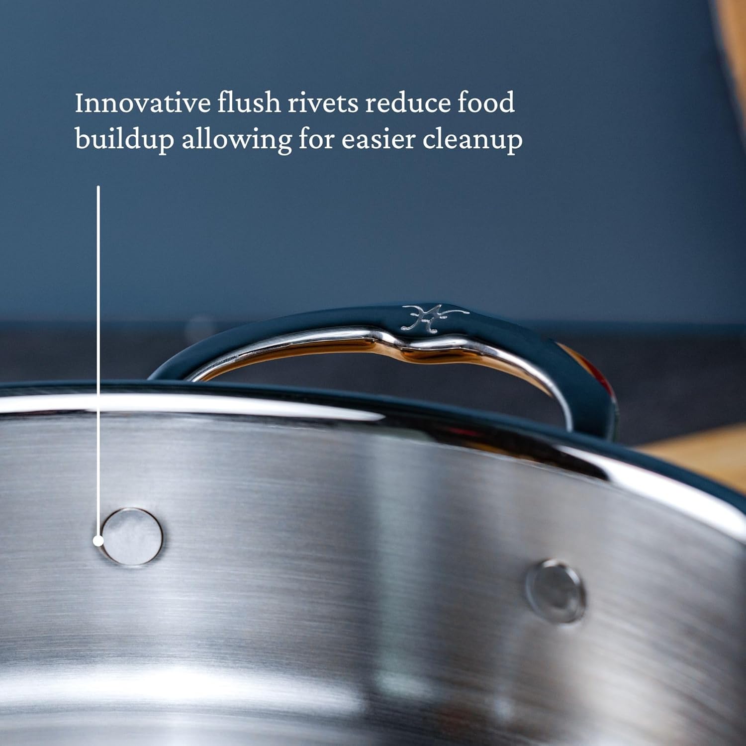Hestan - CopperBond Collection - 100% Pure Copper Frying Pan, Induction Cooktop Compatible, 8.5-Inch