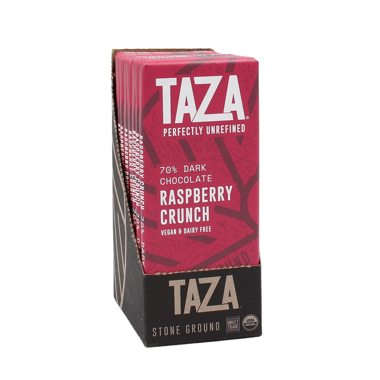 Taza Chocolate, 95% Wicked Dark Amaze Bar, 2.5 oz bars, case of 10