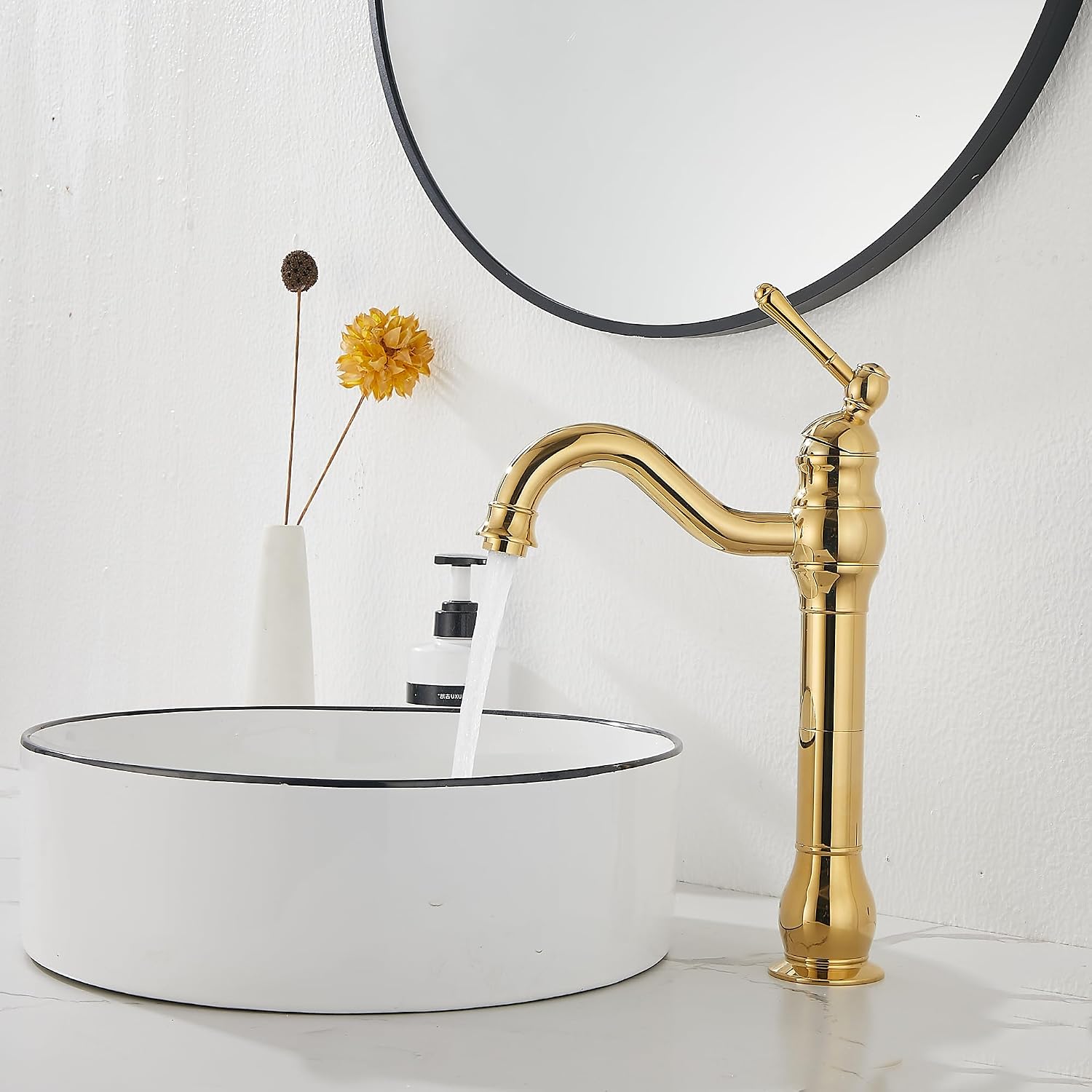 Oil Rubbed Bronze Bathroom Faucet Single Handle One Hole