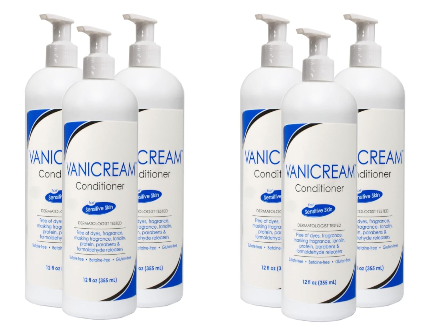 Vanicream Conditioner for Sensitive Skin, Free of Dyes, Fragrance, Lanolin, Parabens and Formaldehyde Releasers, Dermatologist Tested