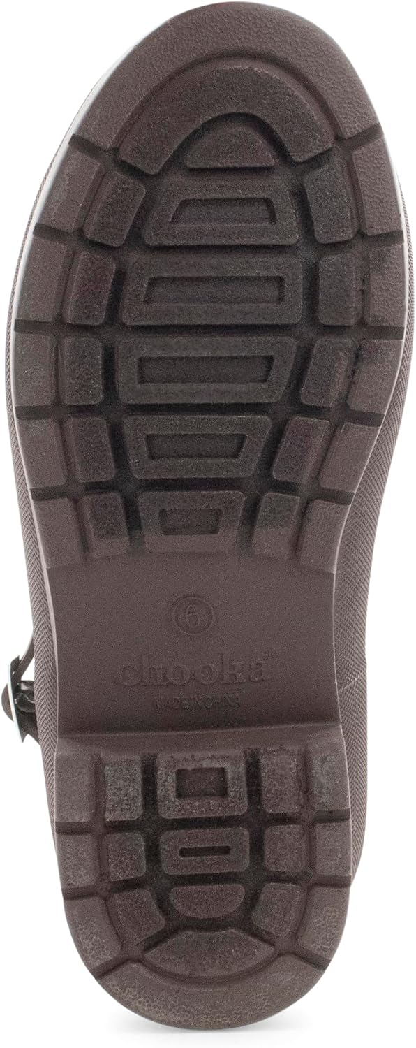 Chooka Women's Waterproof Mid-Height Faux Fur Lined Pull-On Rain Boot