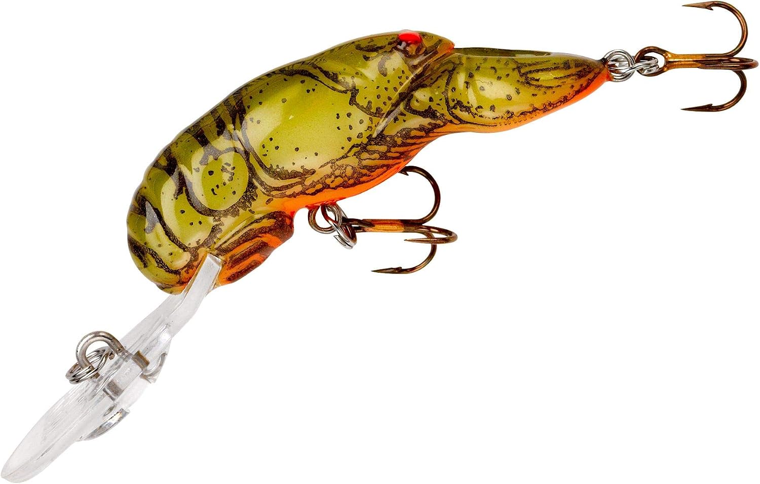 Rebel Lures Original Realistic Crawfish Crankbait Fishing Lure