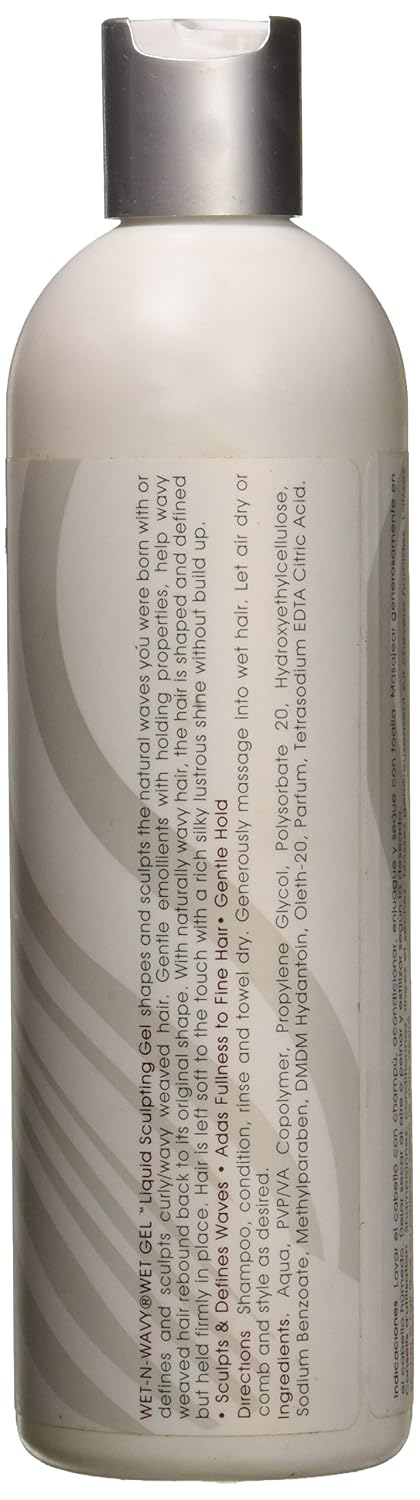 Wet-n-wavy Wet Gel Liquid Sculpting Gel Salon Proven Formula, 12 Oz