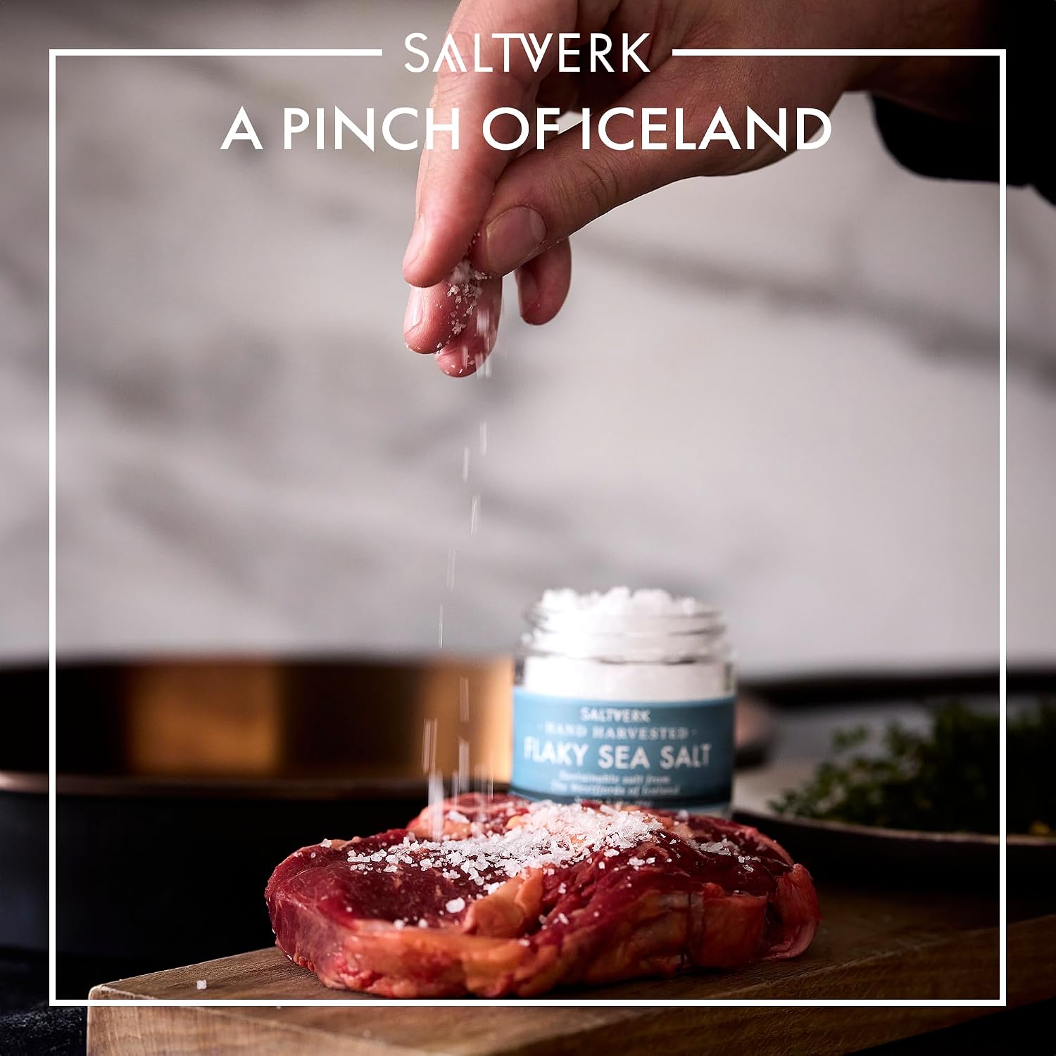 Saltverk Sea Salt - Seaweed 3.17 Oz | Gourmet, Icelandic, Hand Harvested and Sustainably Made