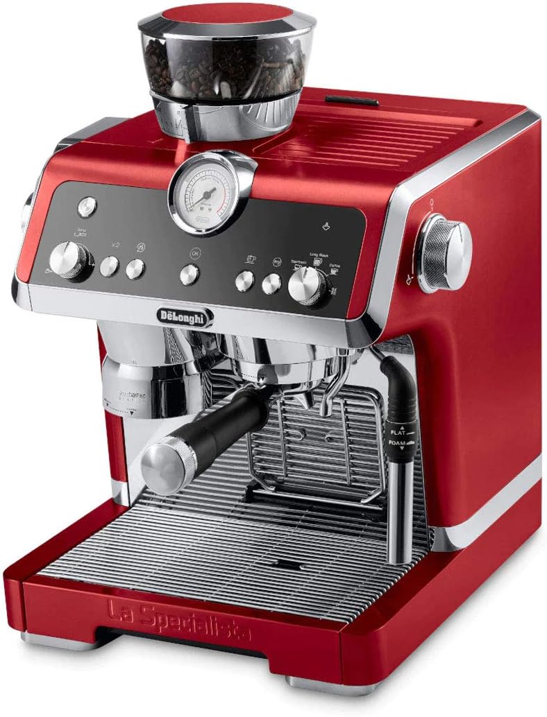 De'Longhi EC9335R La Specialista Espresso Machine with Sensor Grinder, Dual Heating System