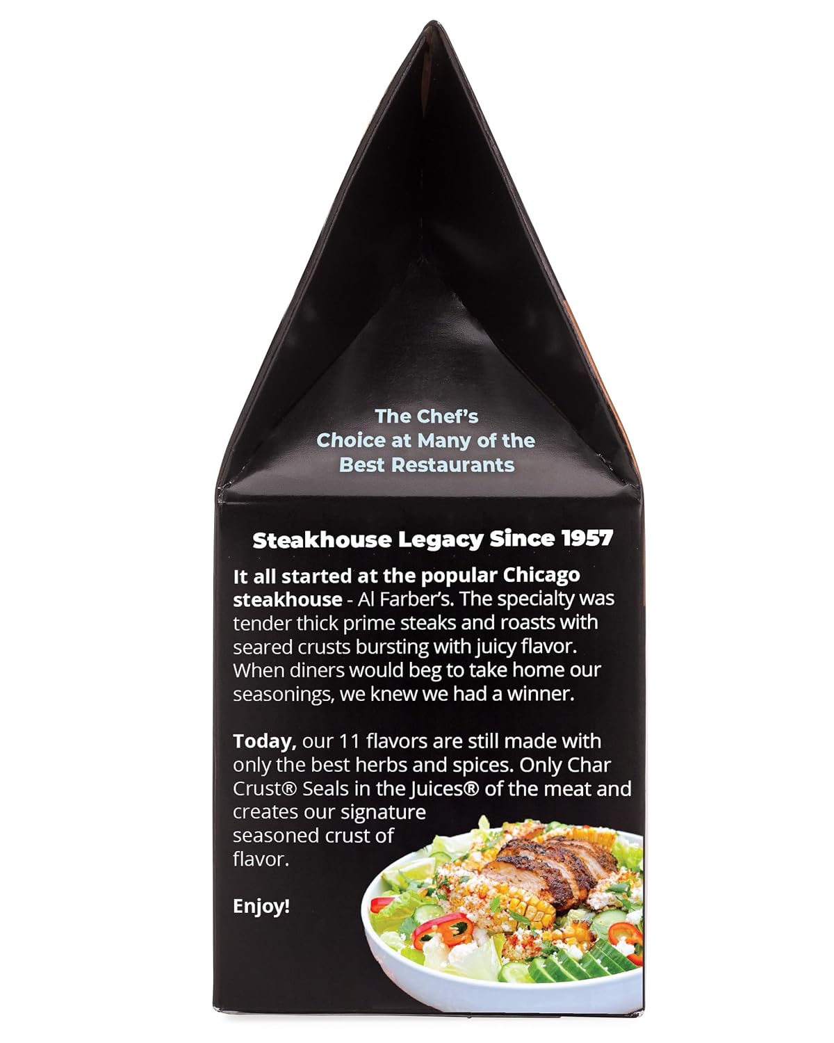 Char Crust Dry-Rub Seasonings Original Hickory Grilled | All-in-one seasonings | Perfect for Steaks, Burgers, Ribs, Tuna | Signature Crust that Seals in the Juices, 4 Ounce (Pack of 6)