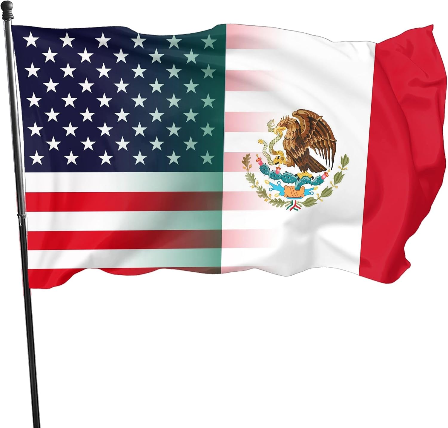 Nicaragua Nicaraguan And American Flag America USA 3x5 Ft Indoor Outdoor Decor Banner National Flags for Garden Yard Car Outside Decoration