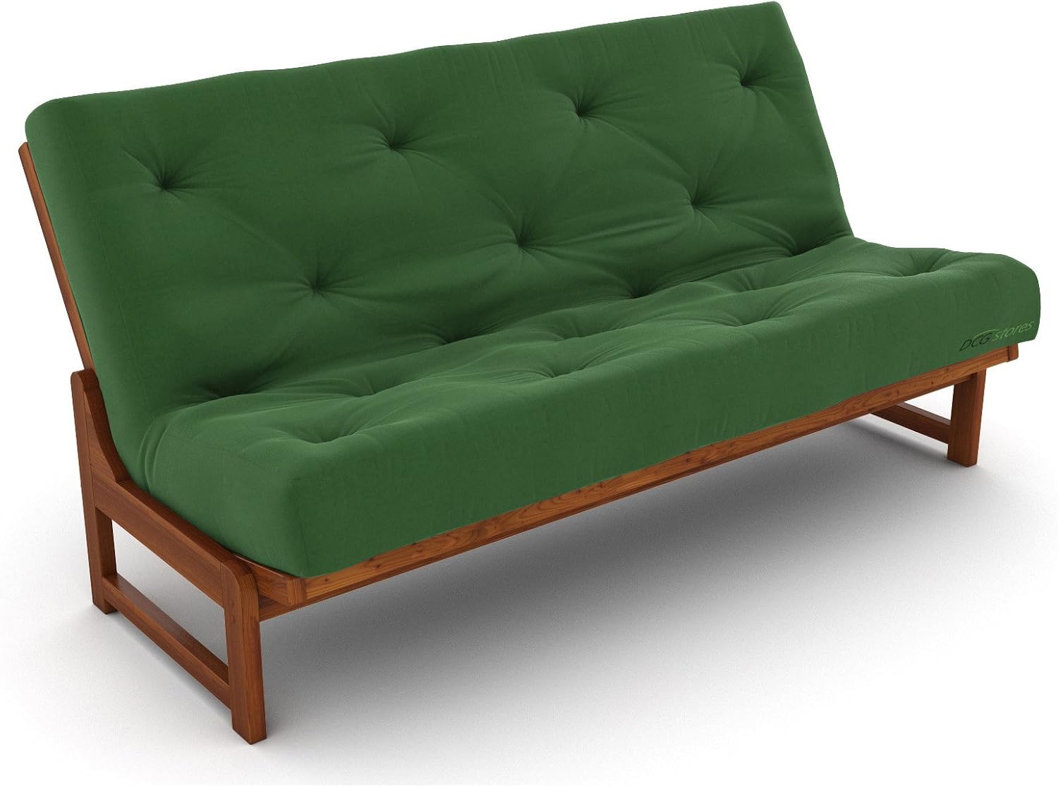 Nirvana Futons Extra Thick Premium 10-Inch Twin XL Futon Mattress, Khaki Twill - Made in USA