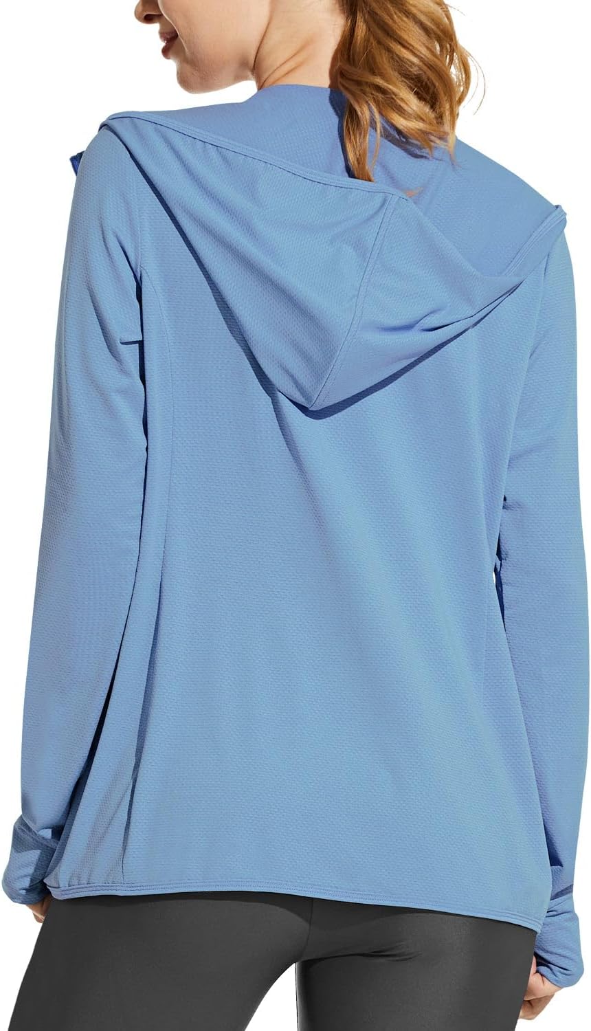 baleaf Women's Sun Protection Hoodie Jacket UPF 50+ Full Zip with Pocket