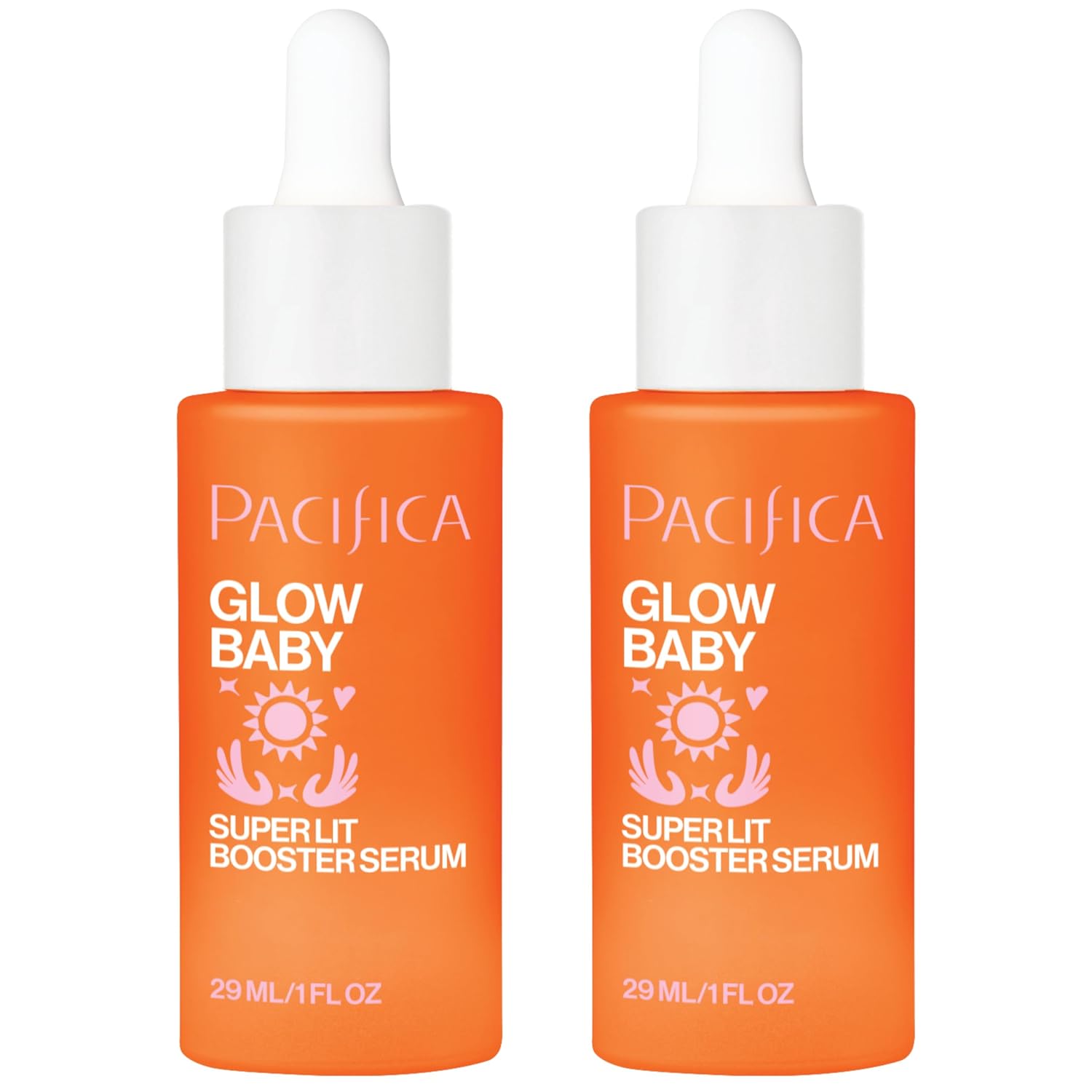 Pacifica Vitamin C Serum for Face – Glow Baby Brightening Facial Serum with Glycolic Acid – Vitamin C Booster Skin Care, Dark Spot Corrector, Vegan Skincare for Glowing Skin, Dermatologist Tested