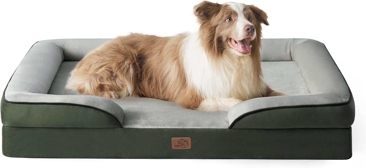 Bedsure Orthopedic Dog Beds Large Sized Dog with Removable Washable Cover
