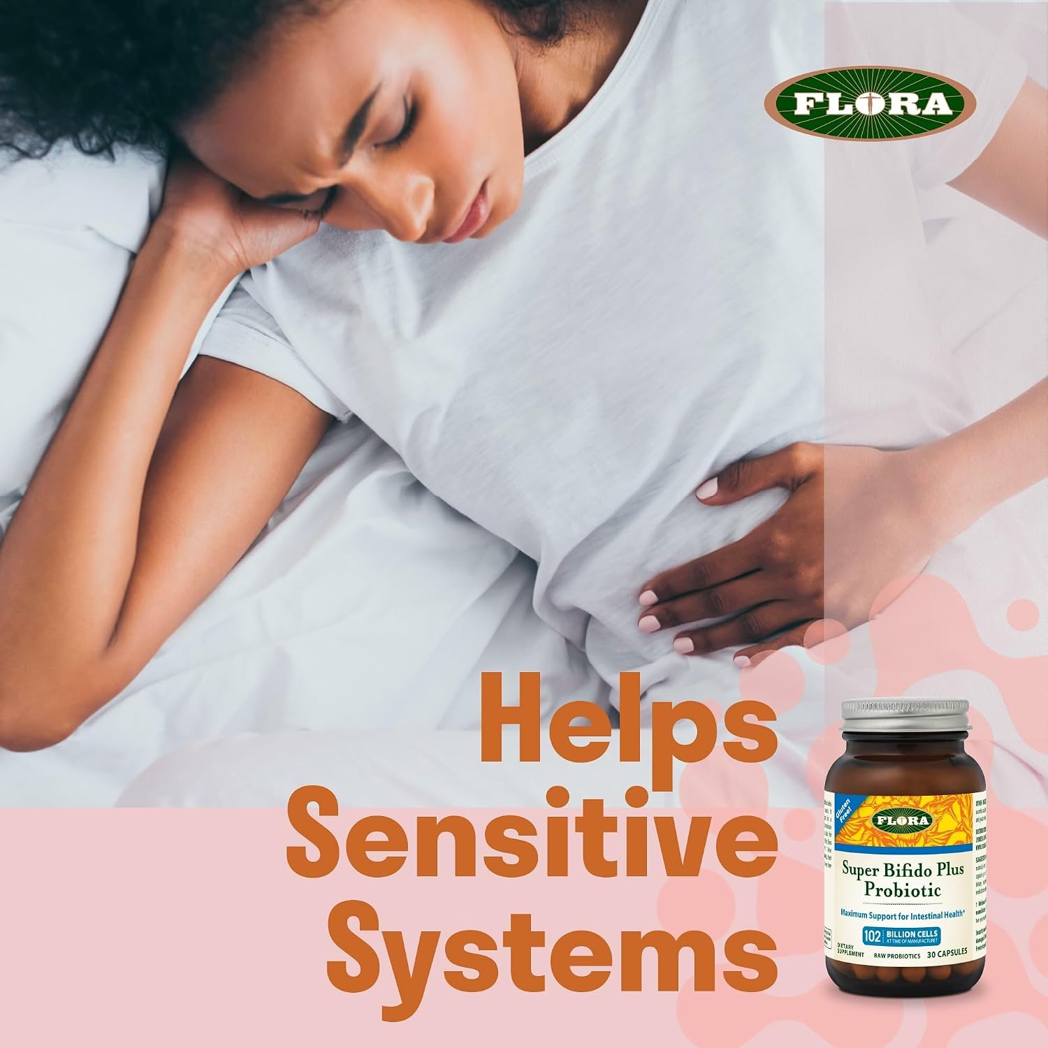 Flora - Super Bifido Plus Probiotic - Daily Probiotic - Supports Gut & Digestive Health - 102 Billion CFU - Bifidobacterium & Lactobacillus Strains