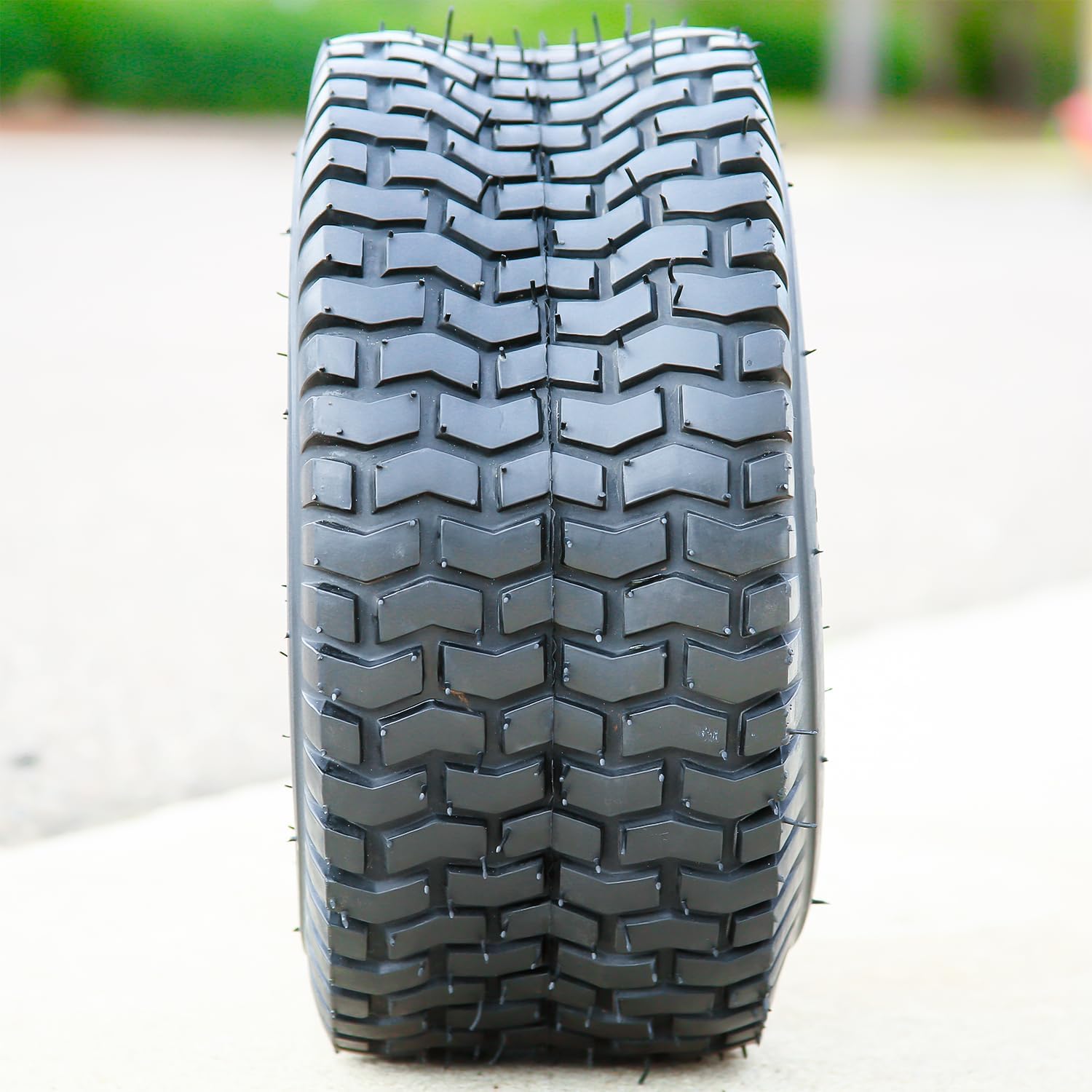 Carlisle Turf Saver Lawn & Garden Tire - 23X9.50-12 | Lawn Mower & Garden Tractor All Season Traction 77A3 Rated 2 Ply Bias Construction Black Sidewall Tire