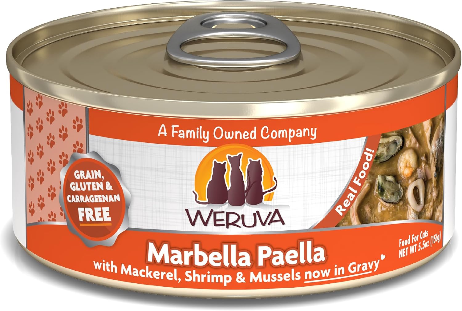 Weruva Classic Cat Food, Paw Lickin’ Chicken with Chicken Breast in Gravy, 3oz Can (Pack of 24)