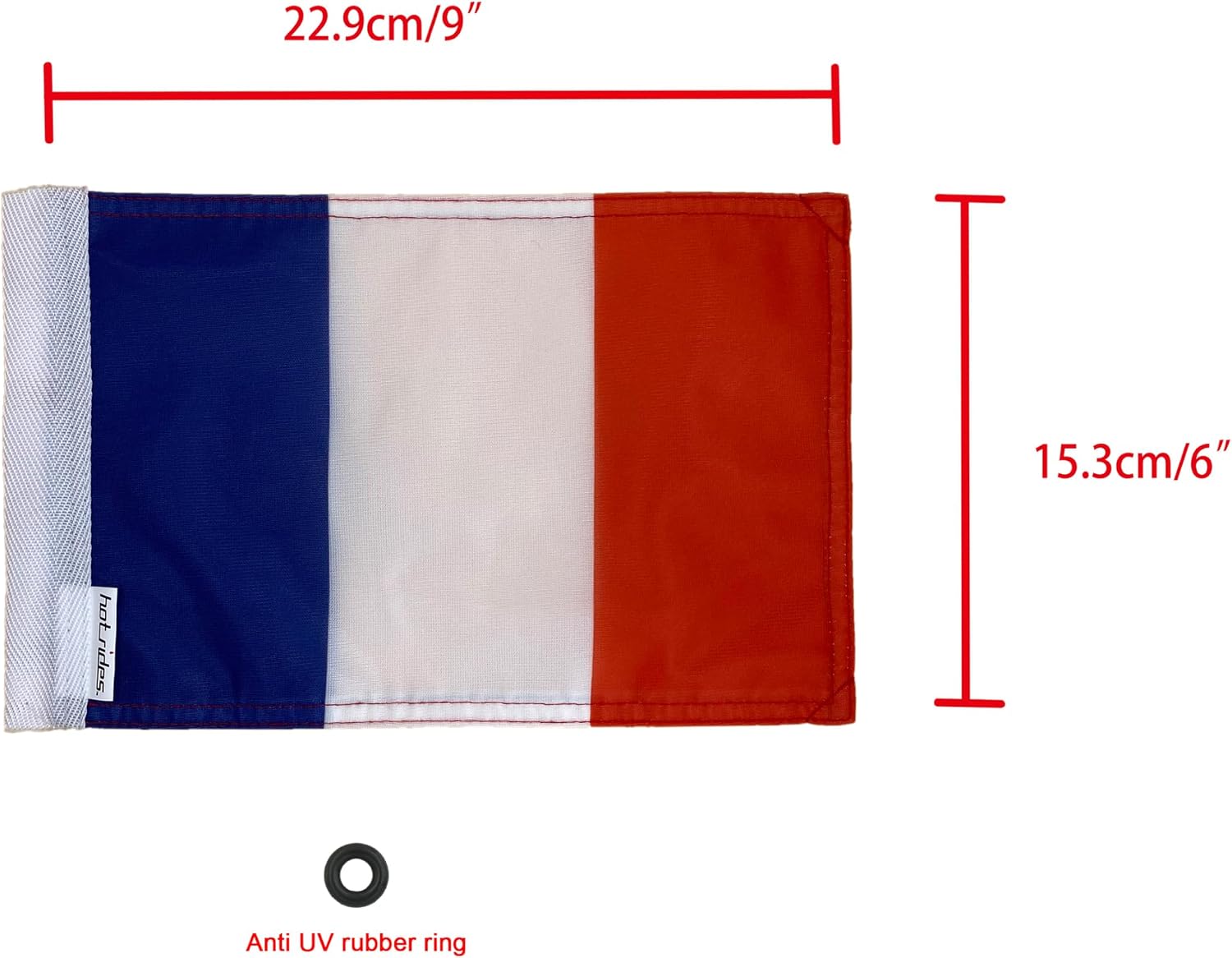 Motorcycle Flag 6 x 9 Or 10 x 15 Inch (6"X9", USA)