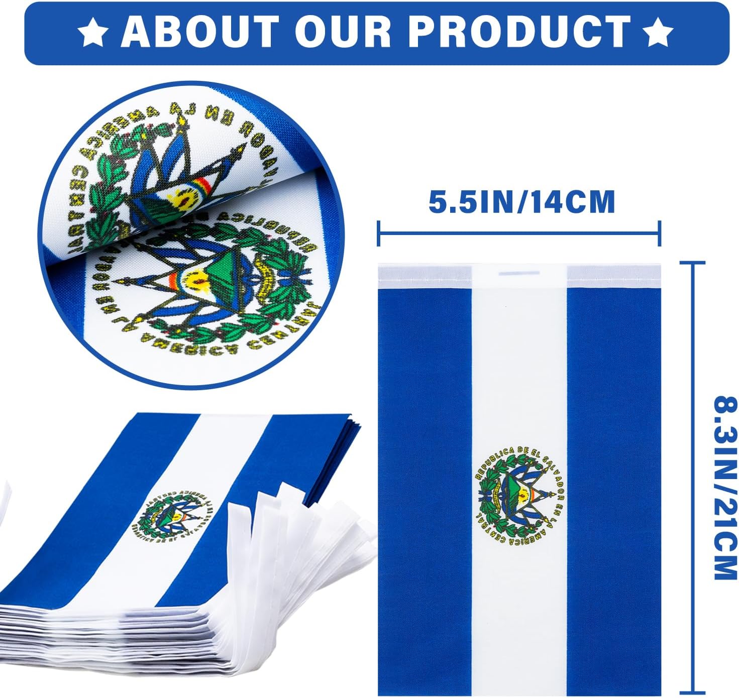 Nicaragua String Flag Pennant Banner, Small Mini Nicaraguan Flags Bunting Banner, National Country Decoration for School, Party, Sports Events, Patriotic Festival, 33 Feet 30 Flags