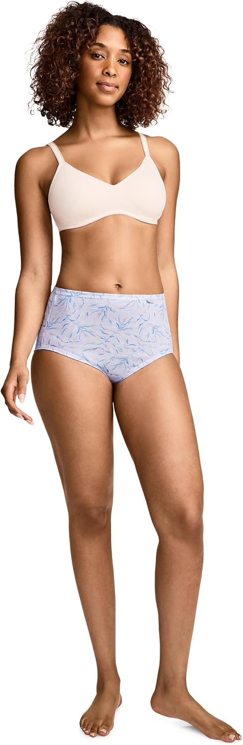 Jockey Women's Underwear 100% Cotton Elance Brief - 3 Pack