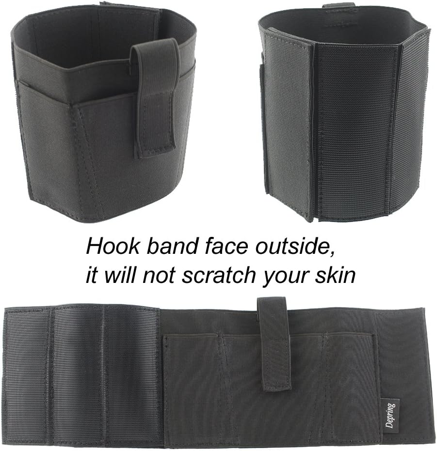 Ankle Holster with 2 Mag Pouches for Concealed Carry Pistol Holster | Compatible with G42, 43, 36, 26, Ruger LCP, LC9, and Similar Subcompact Guns