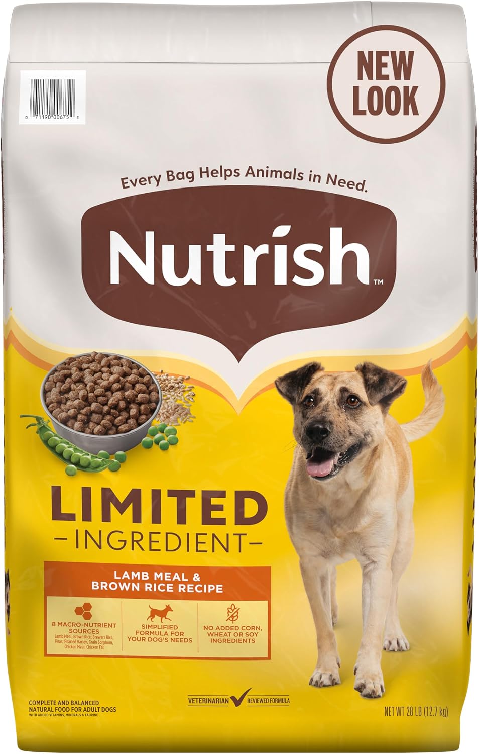 Nutrish Limited Ingredient Dry Dog Food, 6 lb. Bag, (Rachael Ray)