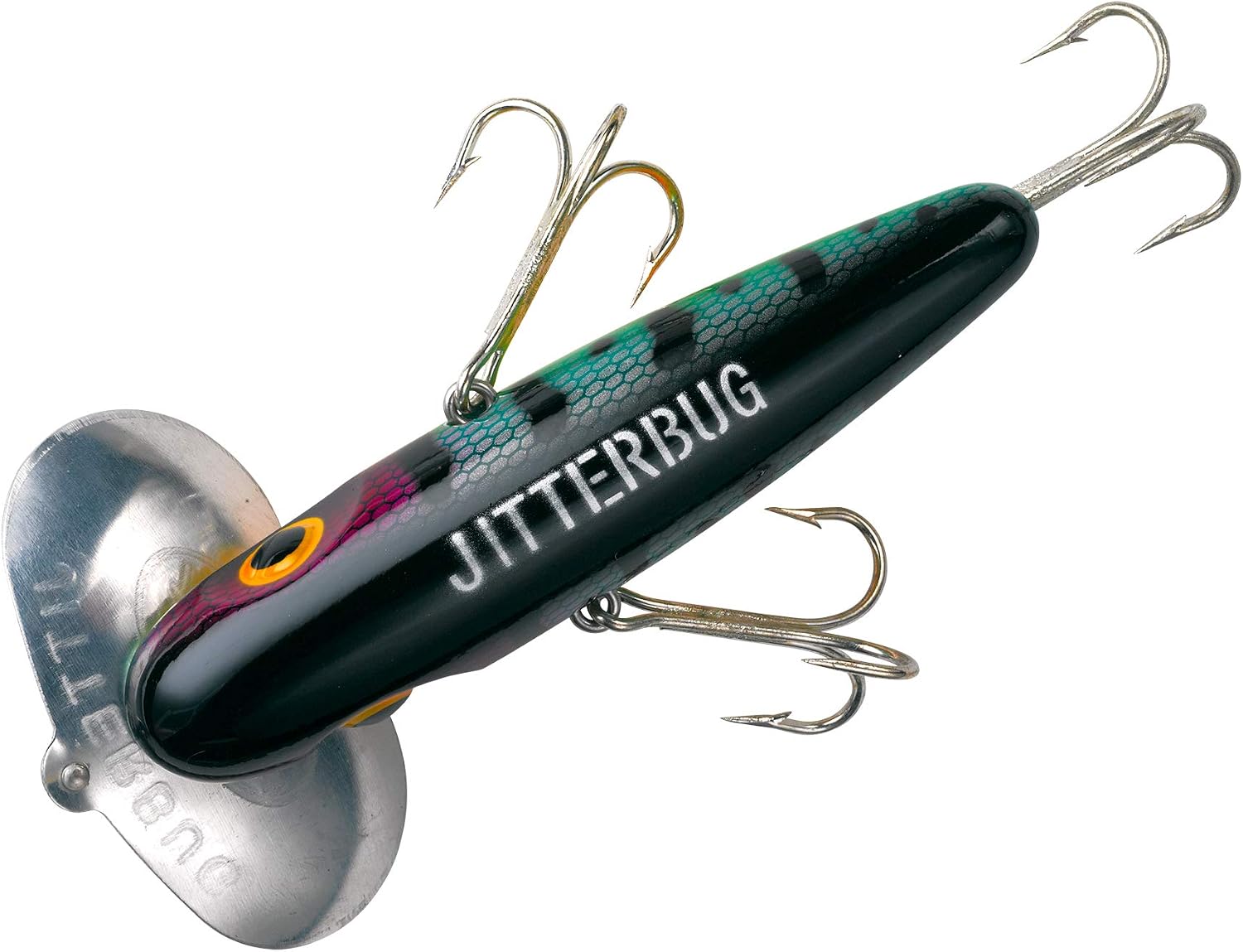 Arbogast Jitterbug Topwater Bass Fishing Lure - Excellent for Night Fishing