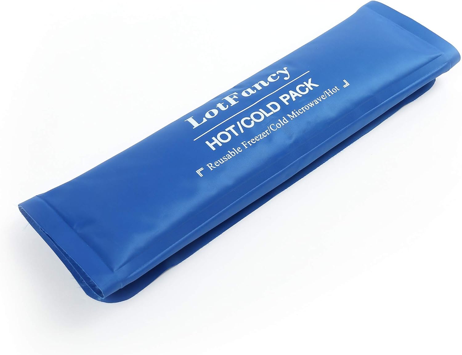 LotFancy Ice Pack for Injuries, Pack of 2, Reusable Hot Cold Pack for Therapy, Cooling or Heating Pad for First Aid, Back Shoulder Neck Head Feet Pain Relief, 11 x 5 Inches