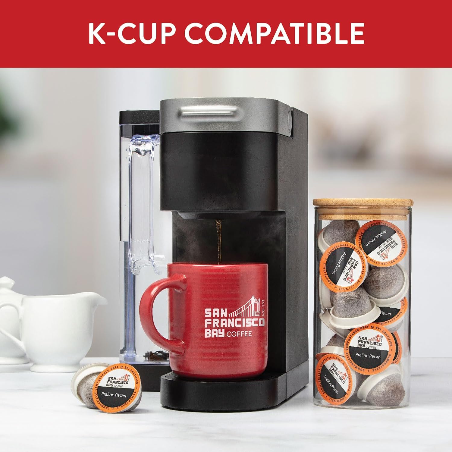 San Francisco Bay French Roast K-Cup Compatible Coffee Pods, 36 ct