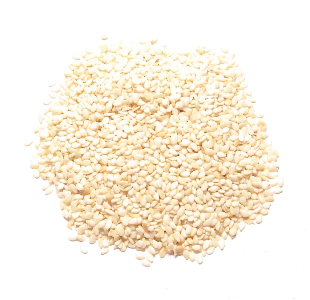 White Sesame Seed, Toasted - 1/2 Pound ( 8 ounces ) - Lightly Roasted Hulled Sesame Asian Classic Flavor