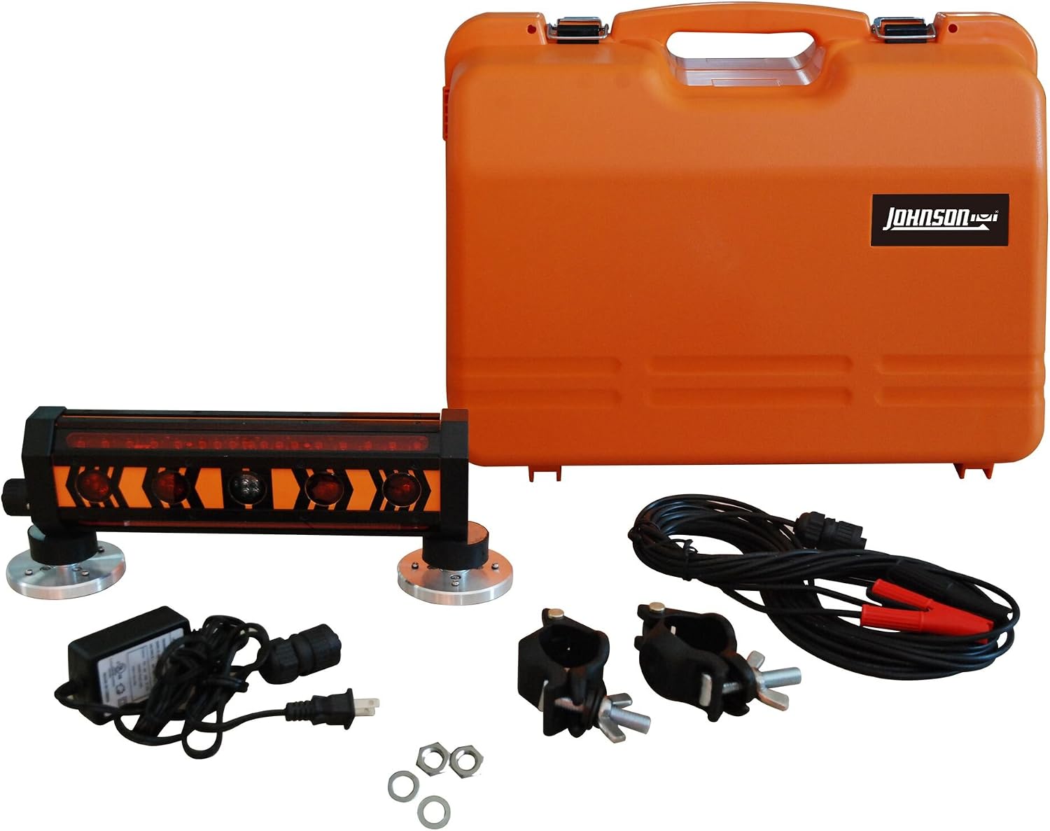 Johnson Level & Tool 40-6791 Machine Mountable 360 Degree Detector with Clamp and Magnet, 360°, Red Beam, 1 Laser Detector