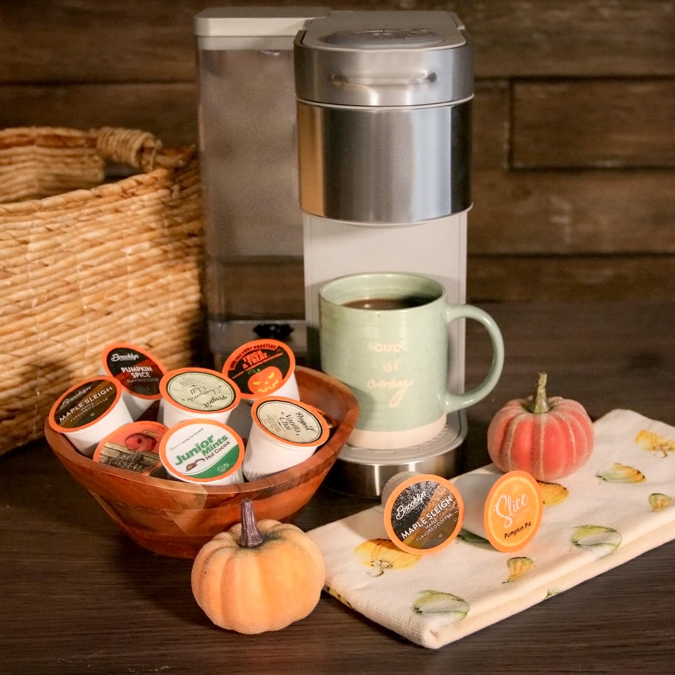 Two Rivers Coffee Flavored Coffee Pods Compatible with Keurig K Cup Brewers, Assorted Variety Pack Flavored Coffee, 40 Count