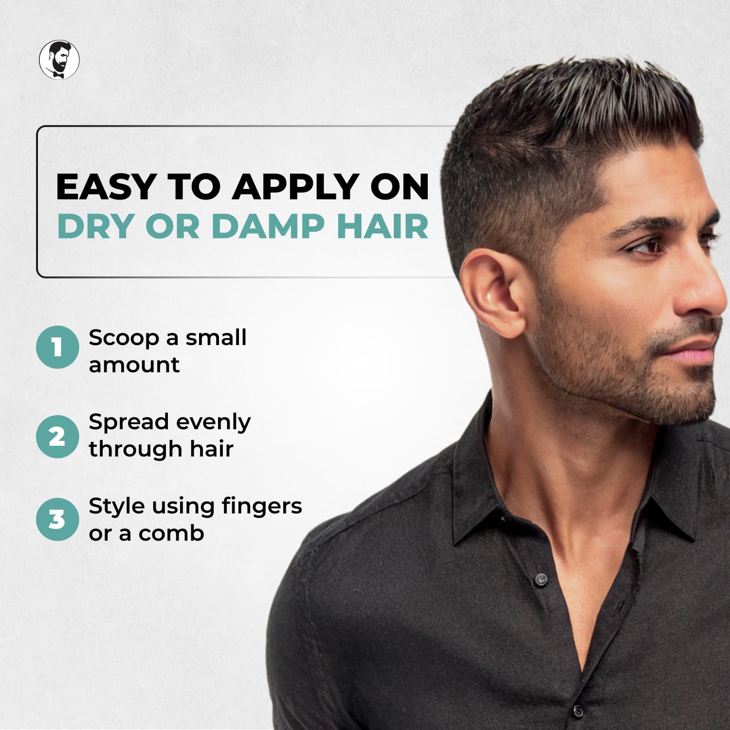 Gentlemen Republic 8oz Refined Hair Gel, 24 Hour Shine and Hold | Humidity resistant, alcohol-free formula that never flakes — professional hold made in the USA