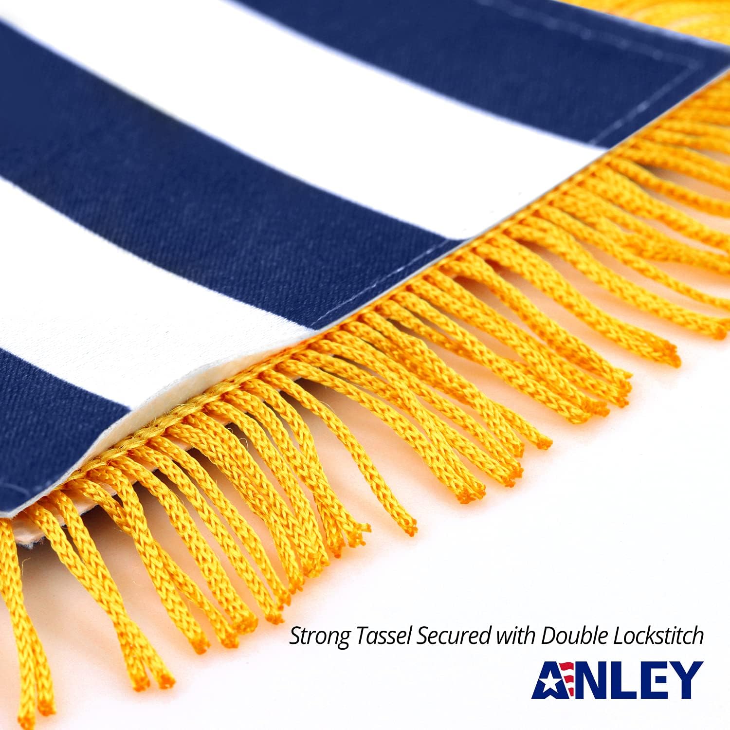 Anley 4 X 6 Inch Nicaragua Fringy Window Hanging Flag - Mini Banner & Car Rearview Mirror Décor - Fringed Nicaraguan Hanging Flag with Suction Cup
