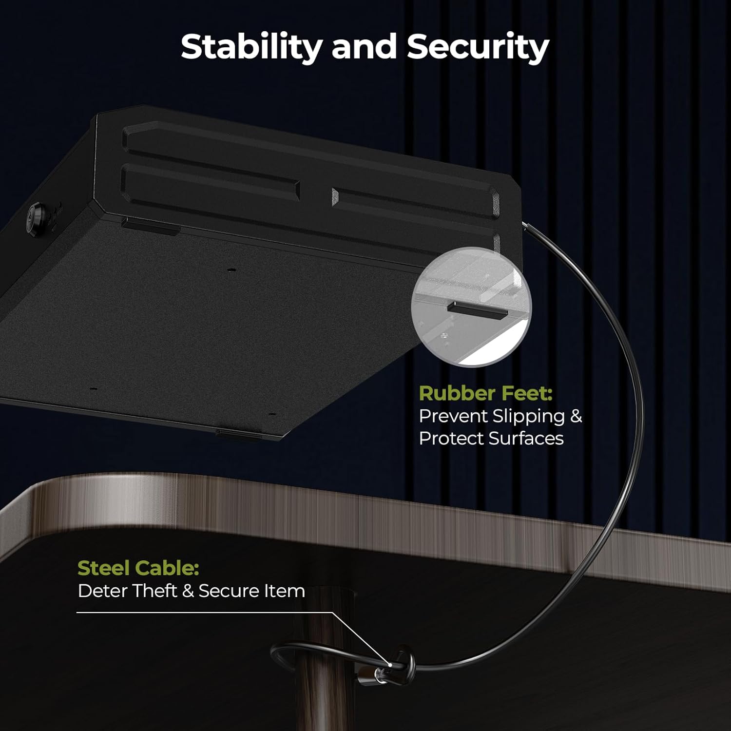 ONNAIS Iron SE Biometric Gun Safe for Handgun with Fingerprint Keypad Lock
