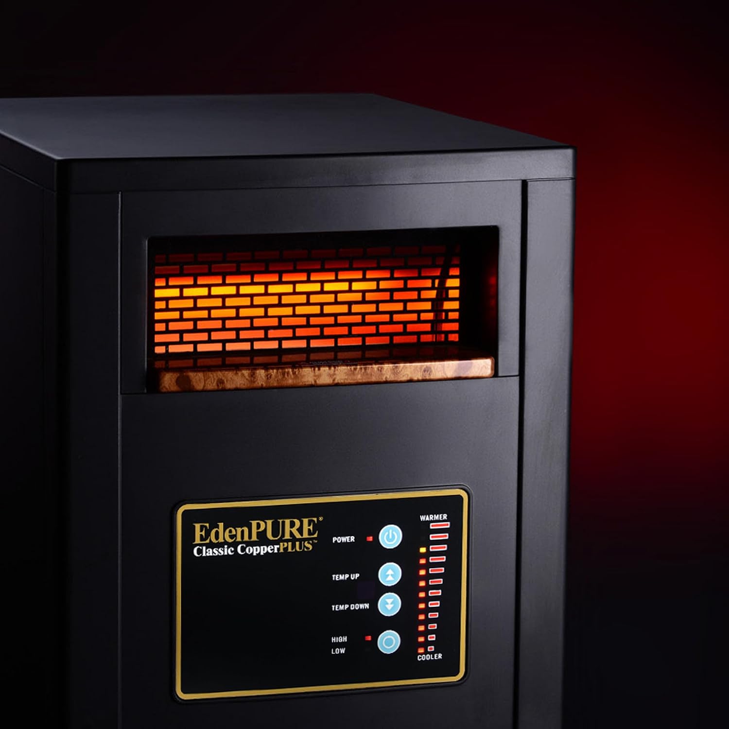 EdenPURE CopperPLUS Infrared Heaters for Indoor Use Portable 1000 Sq Ft