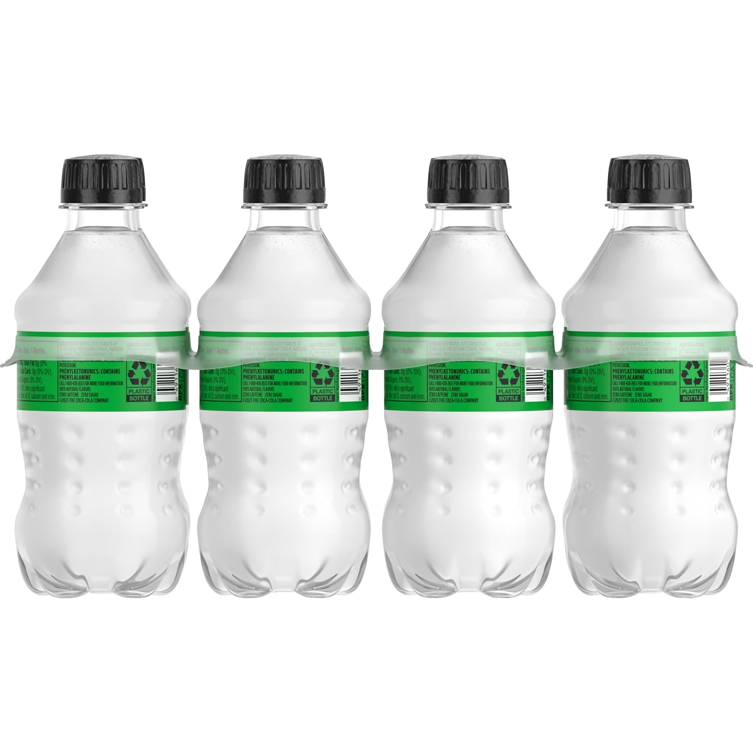 Sprite Zero Sugar Lemon-Lime Caffeine-Free Soda Bottles, 12 fl oz, 8 Pack | Naturally flavored soft drink, zero calories,